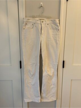 Madewell Mid Rise Kick Out Jeans size 27 White